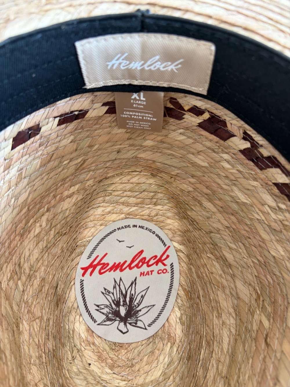 Hemlock Hermosa Straw Hat Unisex - Picture 11 of 13